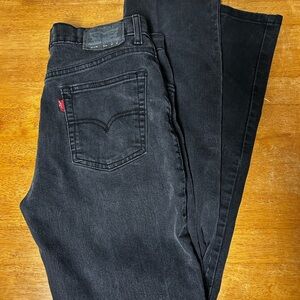 Levi's Men's Dark Gray Straight Jeans